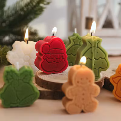 Christmas Candles in a Pack - alternate view