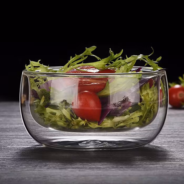 Double Wall Glass Bowl 350ml