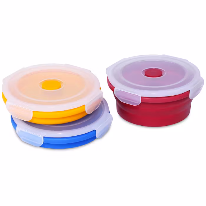 Round Collapsible Lunch Box