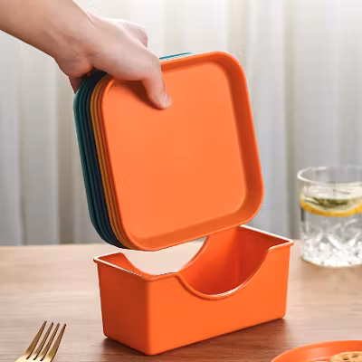 Snacking Plate Set 8 Piece - alternate view