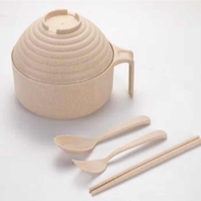 Wheat Bowl Set with Cutlery