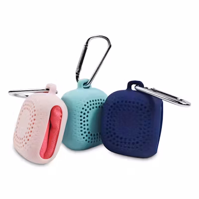 Quick-Dry Pocket Towel with Silicon Case