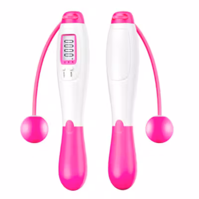 Cordless Jumping Rope with Digital Display