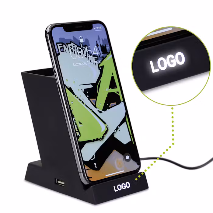 GLOW Pen Holder with Wireless Charger - 15W