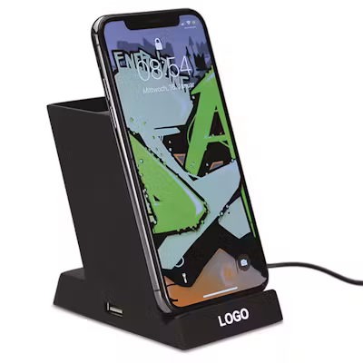 GLOW Pen Holder with Wireless Charger - 15W - alternate view