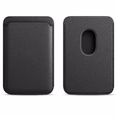 Leather Magnetic Wallet Card - alternate view