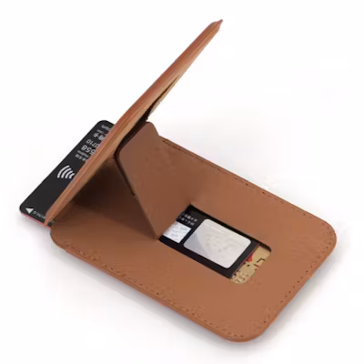 Magnetic Wallet with Stand and Card Holder