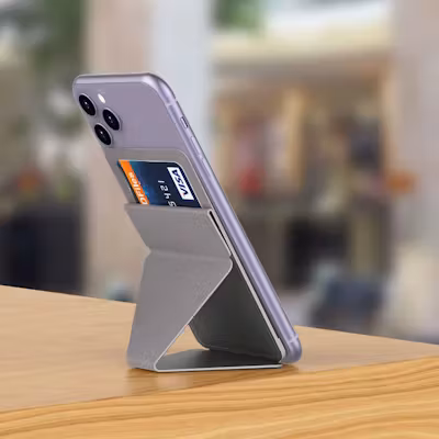 Phone Stand Flap with Card Slot - Magnetic - alternate view