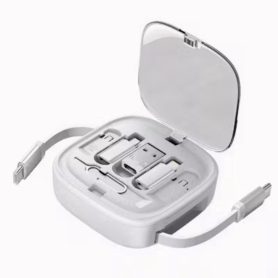 Data Cable Set with Retractable Charging Cable 60W - alternate view