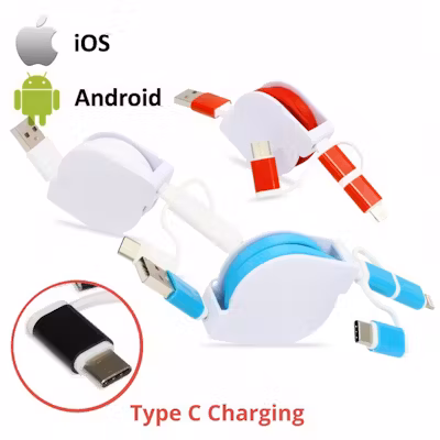 Retractable Charging Cable Type C