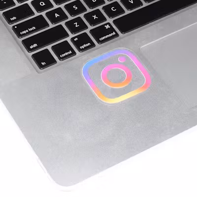 Clear Vinyl Sticker - Kiss-Cut - alternate view