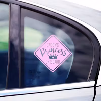 Cling Car Decal Static