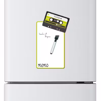 Magnetic Whiteboard with Marker Set - alternate view