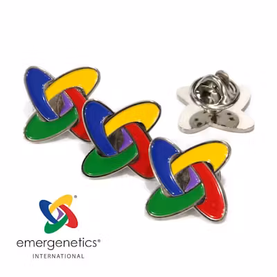 Custom Enamel Collar Pin - alternate view