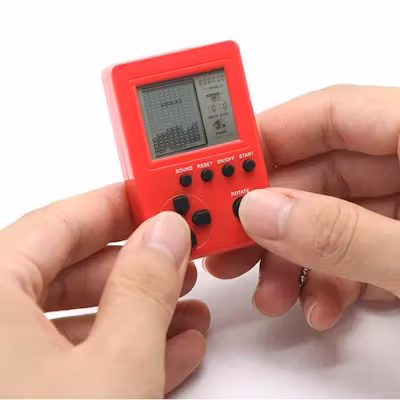 Mini Game Box with Keychain - alternate view