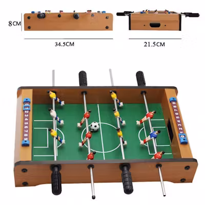 Tabletop Foosball Game - alternate view