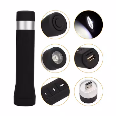 Multifunction Rechargeable Torchlight 5 in 1