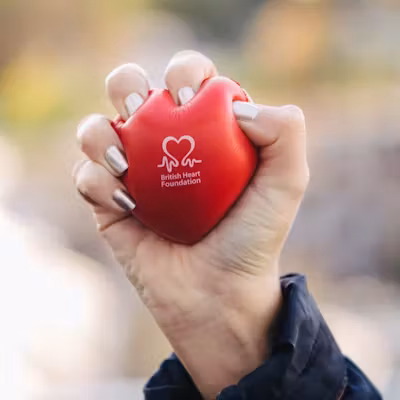Heart Shaped Stress Ball - alternate view