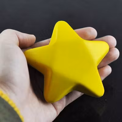 Star Shaped Stress Ball - alternate view