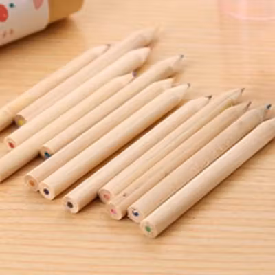 12-Colour Pencil Set with Sharpener - alternate view