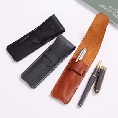 Leather Pen Case - alternate view