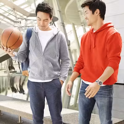 Heavy Blend Gildan Hoodie (With Zipper) - alternate view