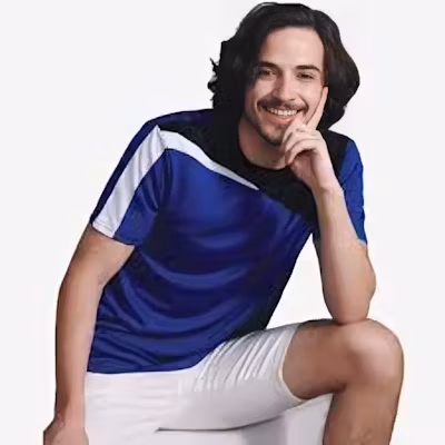 Basic Multi Tone Round Neck T-Shirt