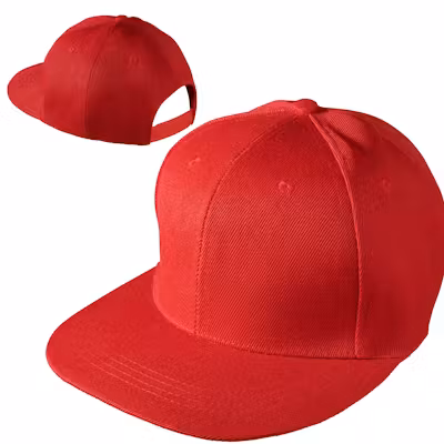 Snapback Cotton Cap (6 Panel)