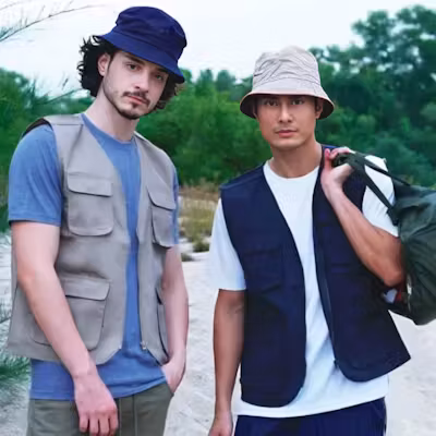 Utility Vest Canvas - alternate view