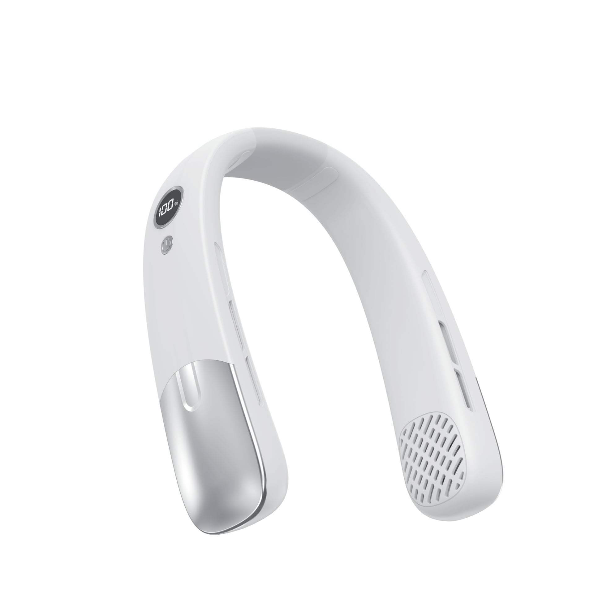 GlacierFlow Leafless Neck Fan with 100-Speed Digital Control