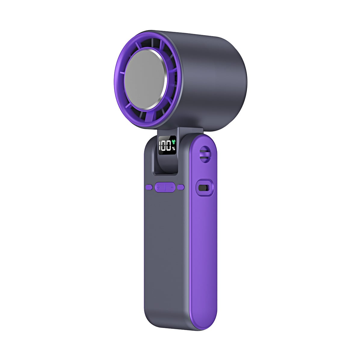 JetPulse 2025 FoldCool Fan with 100-Speed Stepless Control & 180° Pivot