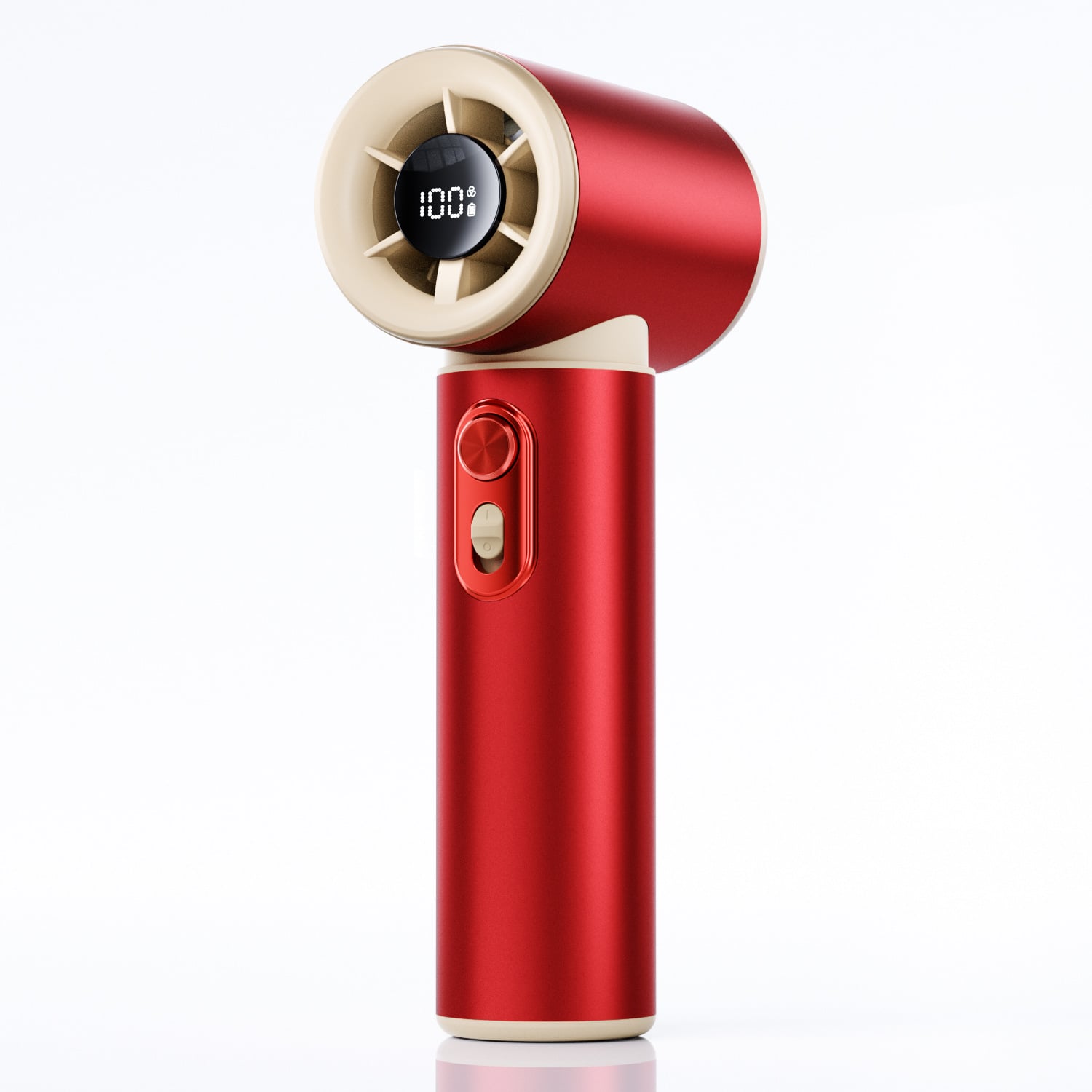 PulseMini Executive Handheld Fan with Digital Display - alternate view