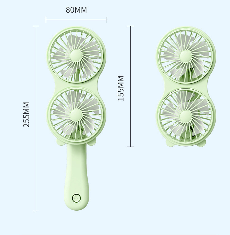 Sprout-Twin Dual Rotor Fan - alternate view