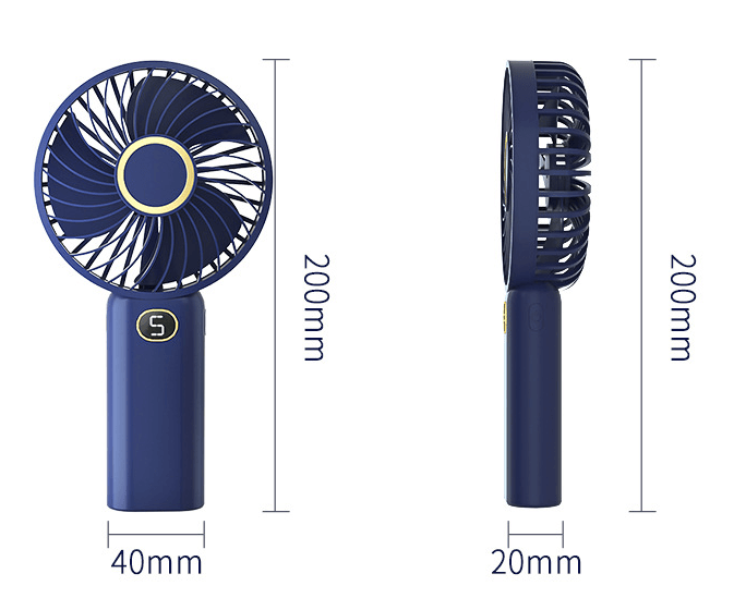 BreezeSlim USB-C Handheld Fan - alternate view