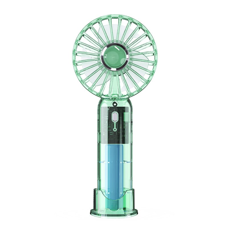 Crystal Breeze Transparent Handheld Fan - alternate view
