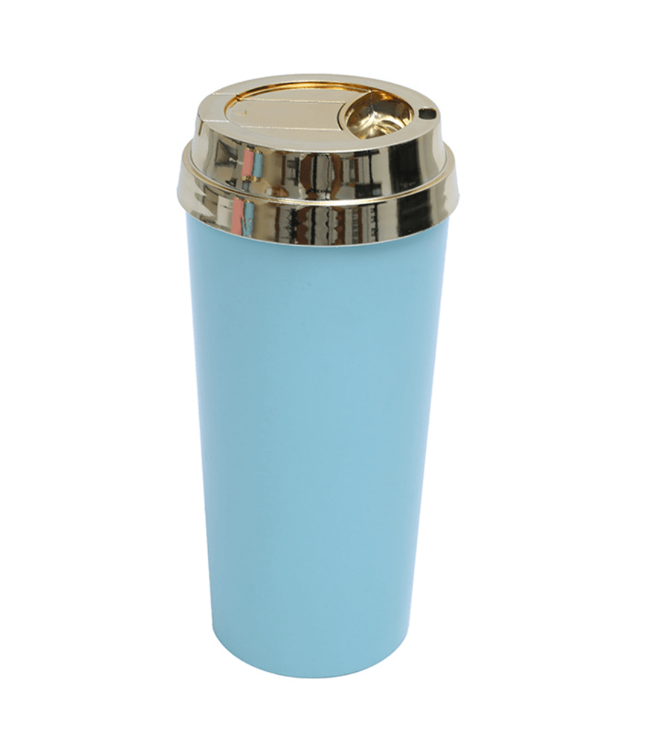 Mirror-Finish Espresso Tumbler with Flip Cap - alternate view