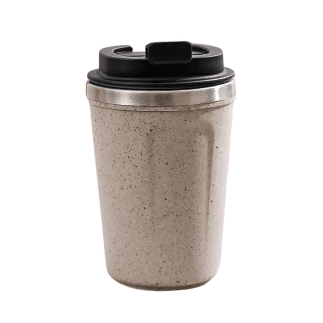 Eco-Friendly Wheat Straw Coffee Tumbler