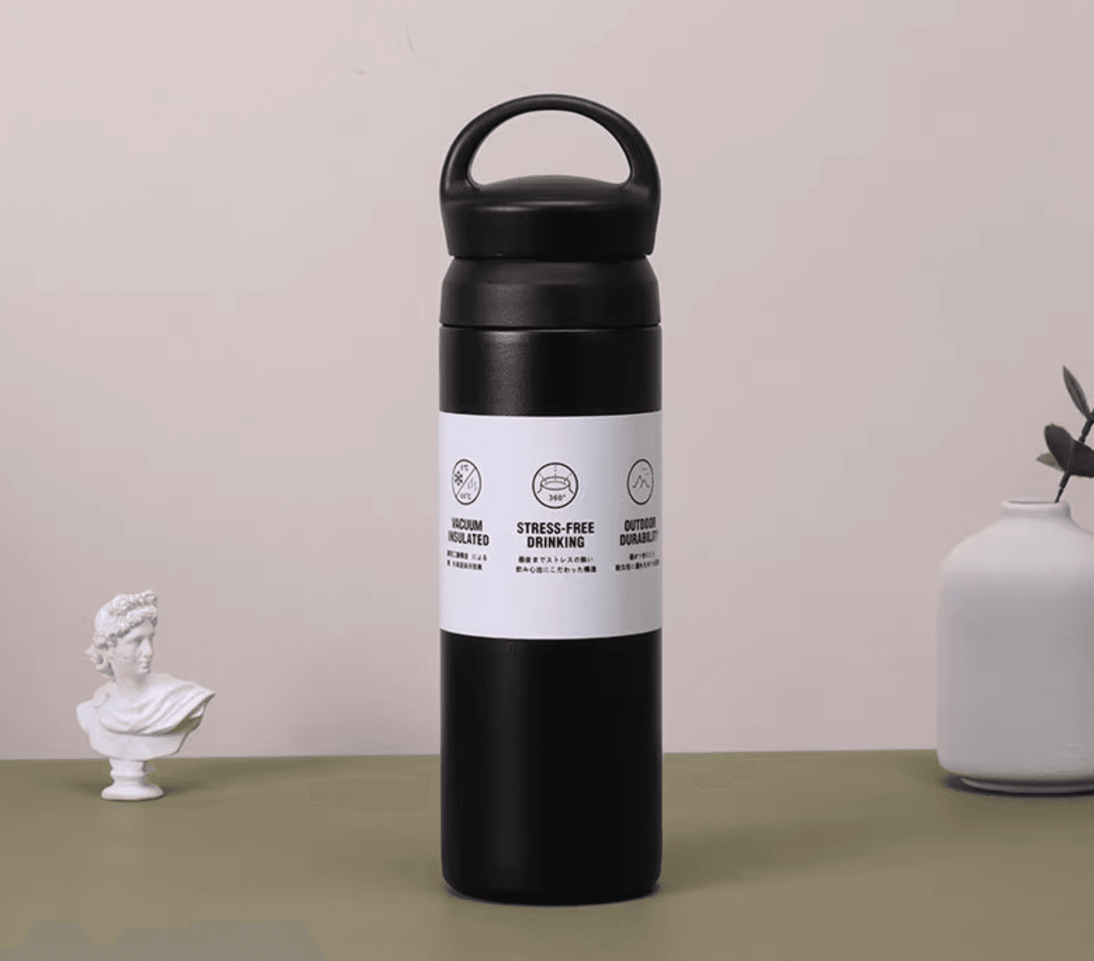 LoopCarry™ Minimalist Handle Flask - alternate view